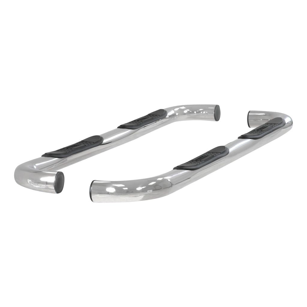 ARIES 204076-2 3" Round Polished Stainless Side Bars, Select Hummer H3 for Select Hummer H3