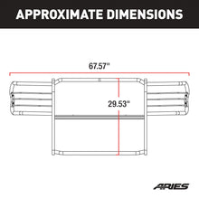 Load image into Gallery viewer, ARIES 2042 Black Steel Grille Guard, Select Toyota 4Runner, Tacoma for Select Toyota 4Runner