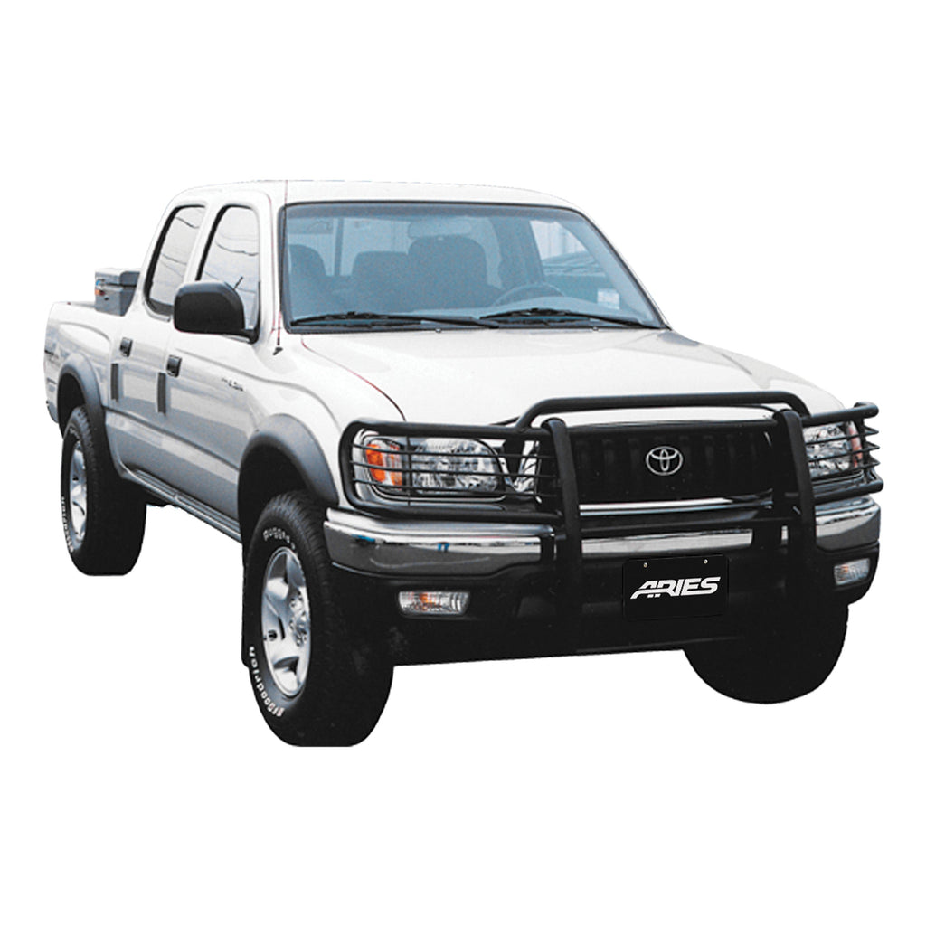 ARIES 2042 Black Steel Grille Guard, Select Toyota 4Runner, Tacoma for Select Toyota 4Runner