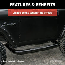 Load image into Gallery viewer, ARIES 205001 3in. Round Black Steel Side Bars; Select Dodge Dakota - Truck Part Superstore