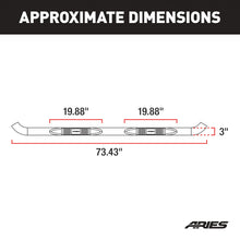 Load image into Gallery viewer, ARIES 205003-2 3" Round Polished Stainless Side Bars, Select Dodge Ram 1500 for Select Dodge Ram 1500