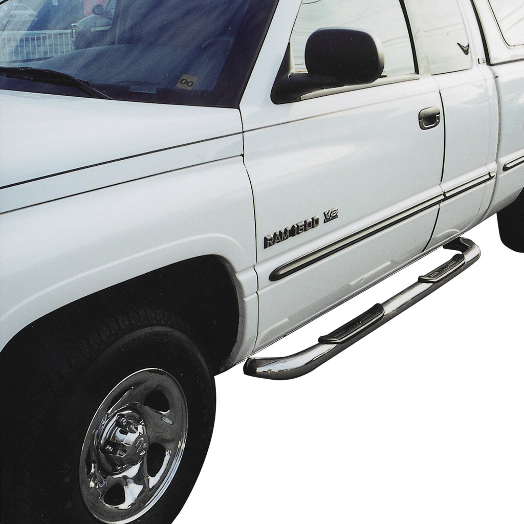 ARIES 205003-2 3" Round Polished Stainless Side Bars, Select Dodge Ram 1500 for Select Dodge Ram 1500