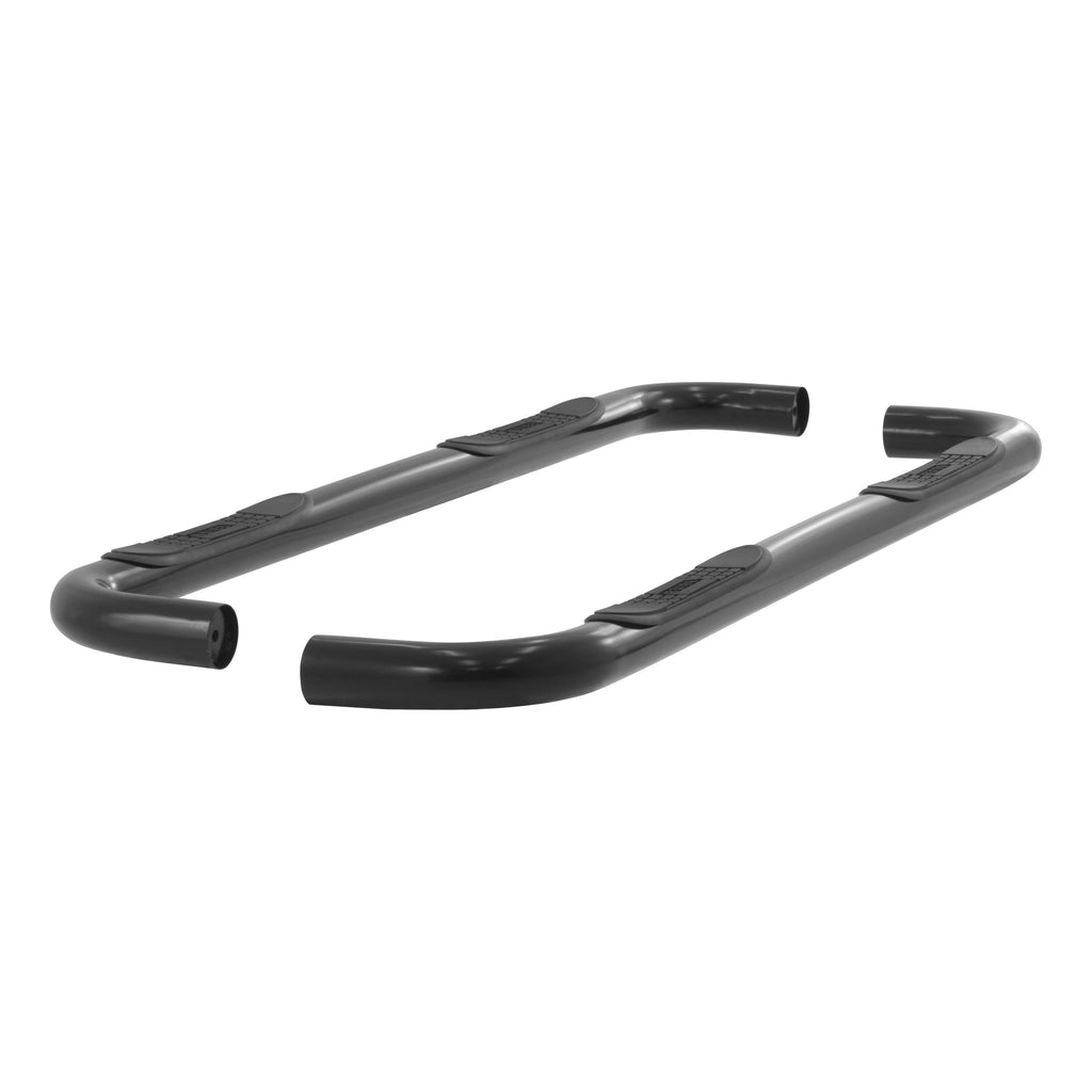 ARIES 205010 3" Round Black Steel Side Bars, Select Dodge, Ram Dakota for Select Dodge Dakota