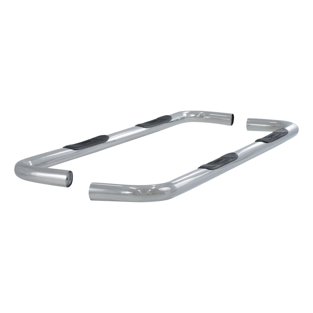 ARIES 205030-2 3" Round Polished Stainless Side Bars, Select Dodge, Ram 2500, 3500 for Select Ram 2500