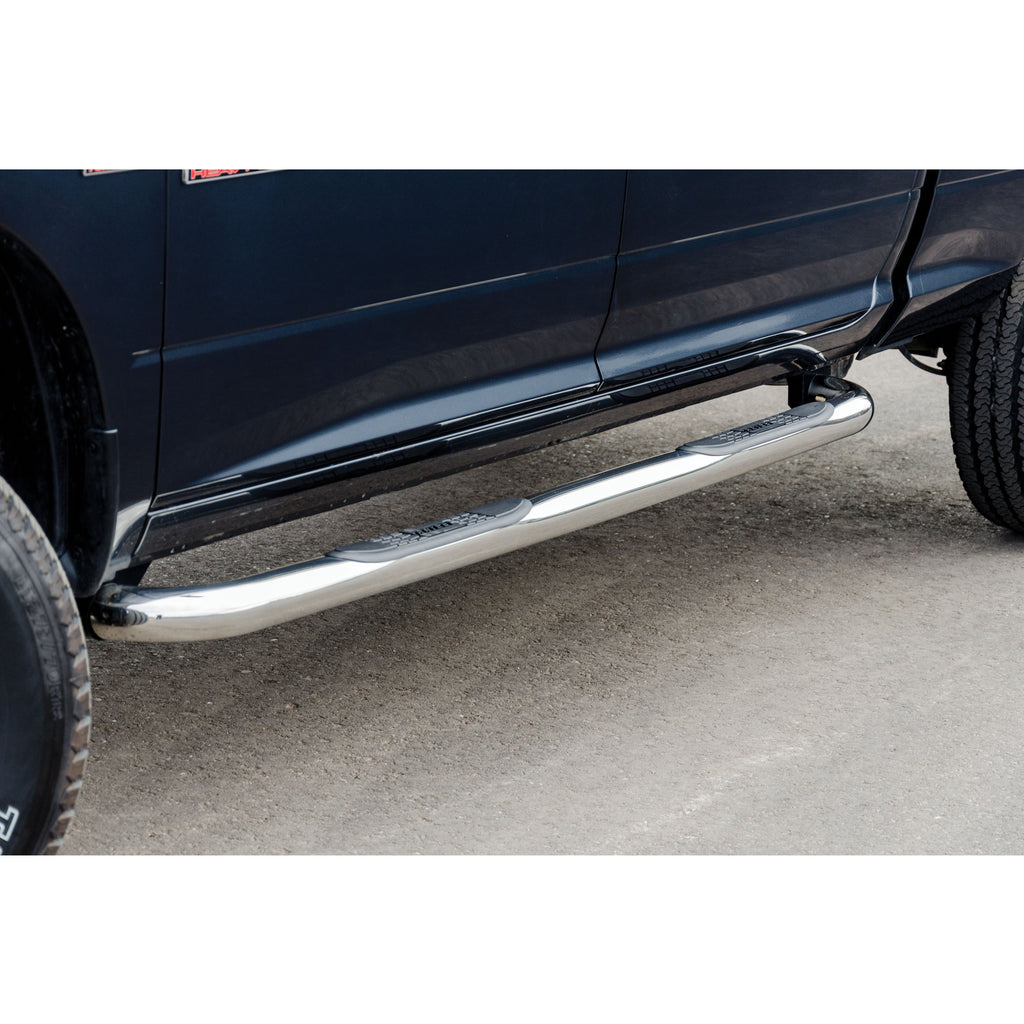 ARIES 205030-2 3" Round Polished Stainless Side Bars, Select Dodge, Ram 2500, 3500 for Select Ram 2500
