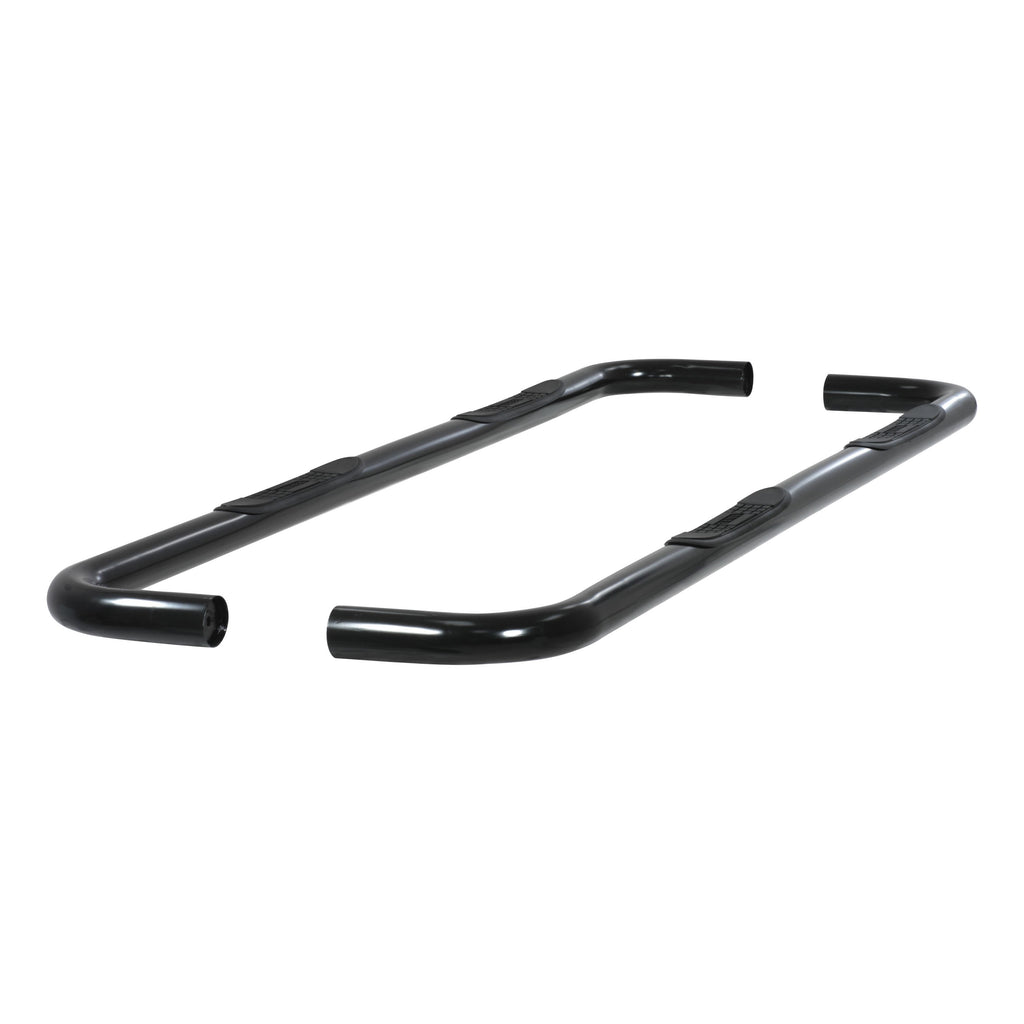 ARIES 205030 3" Round Black Steel Side Bars, Select Dodge, Ram 2500, 3500 for Select Ram 2500