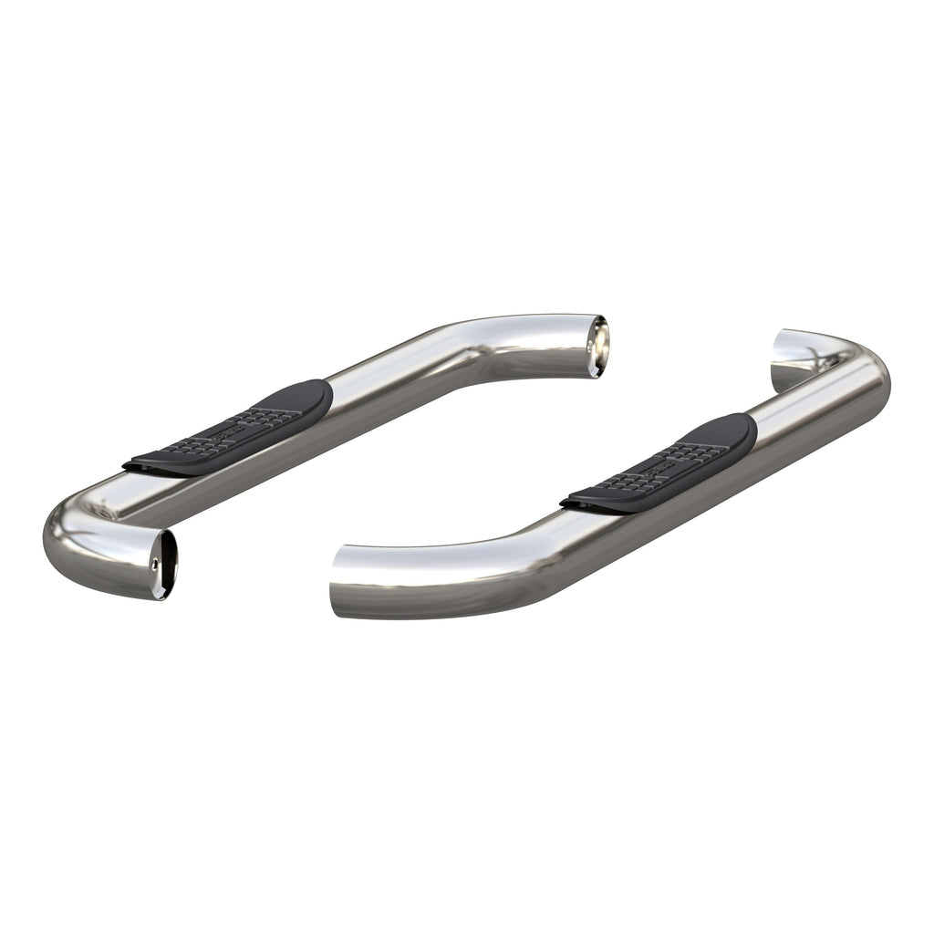 ARIES 205039-2 3" Round Polished Stainless Side Bars, Select Dodge, Ram 1500, 2500, 3500 for Select Ram 2500