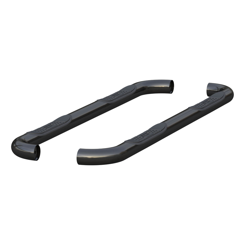 ARIES 205040 3" Round Black Steel Side Bars, Select Dodge, Ram 1500, 2500, 3500 for Select Ram 1500