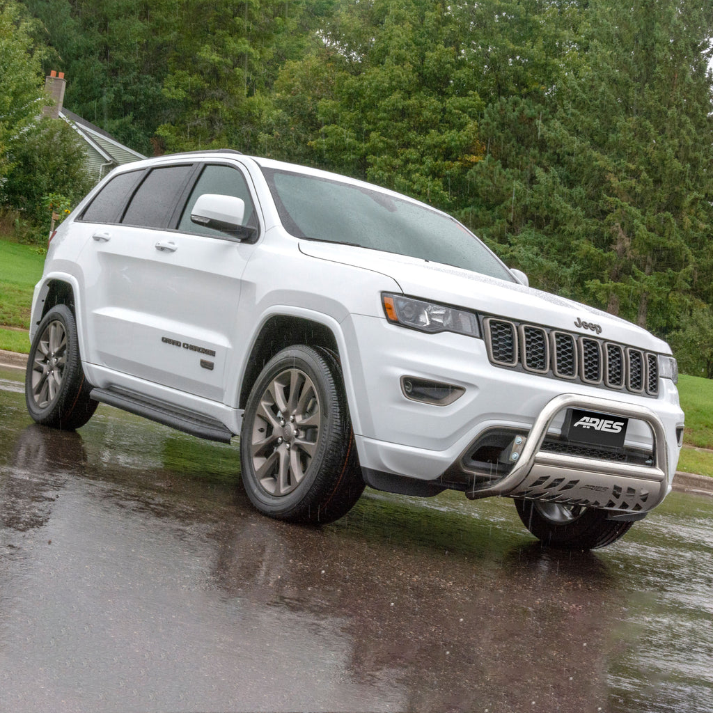 ARIES 2051009 AeroTread 5" x 67" Polished Stainless Running Boards, Select Jeep Grand Cherokee for Select Jeep Grand Cherokee