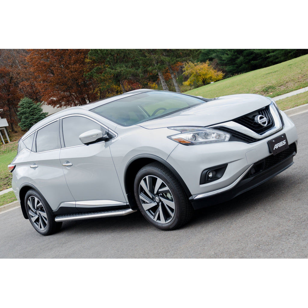 ARIES 2051010 AeroTread 5" x 70" Polished Stainless Running Boards, Select Nissan Murano for Select Nissan Murano