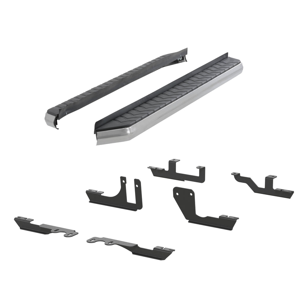 ARIES 2051020 AeroTread 5" x 76" Polished Stainless Running Boards, Select Traverse, Acadia for Select Chevrolet Traverse