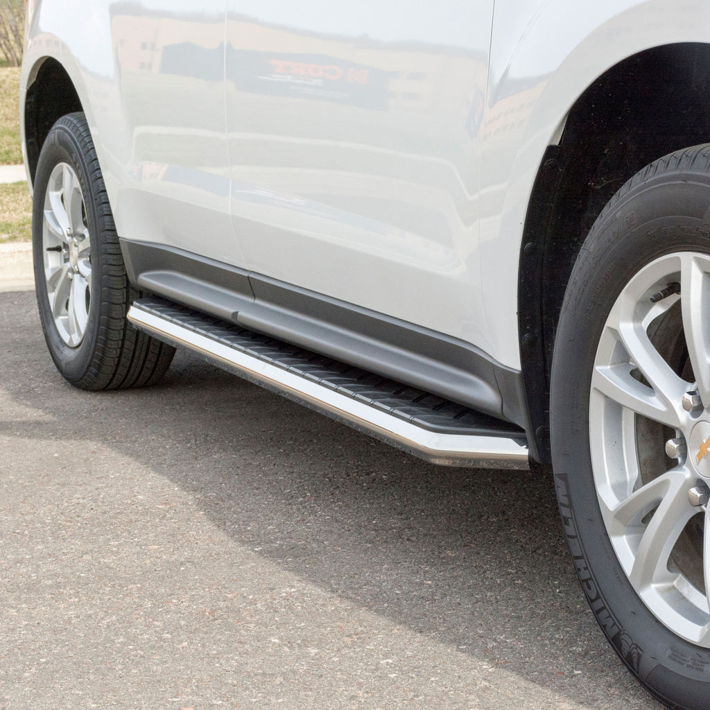 ARIES 2051022 AeroTread 5" x 73" Polished Stainless Running Boards, Select Equinox, Terrain for Select Chevrolet Equinox
