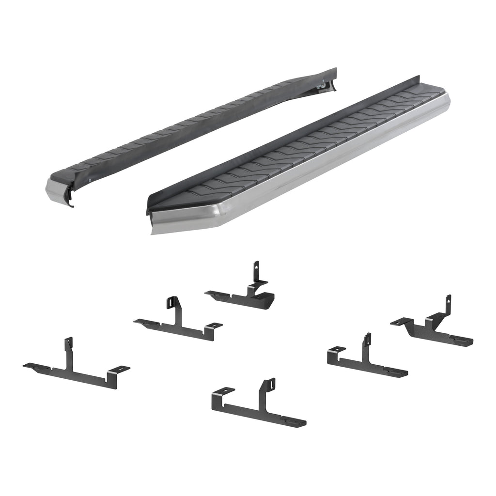 ARIES 2051030 AeroTread 5" x 76" Polished Stainless Running Boards, Select Enclave, Traverse for Select Buick Enclave