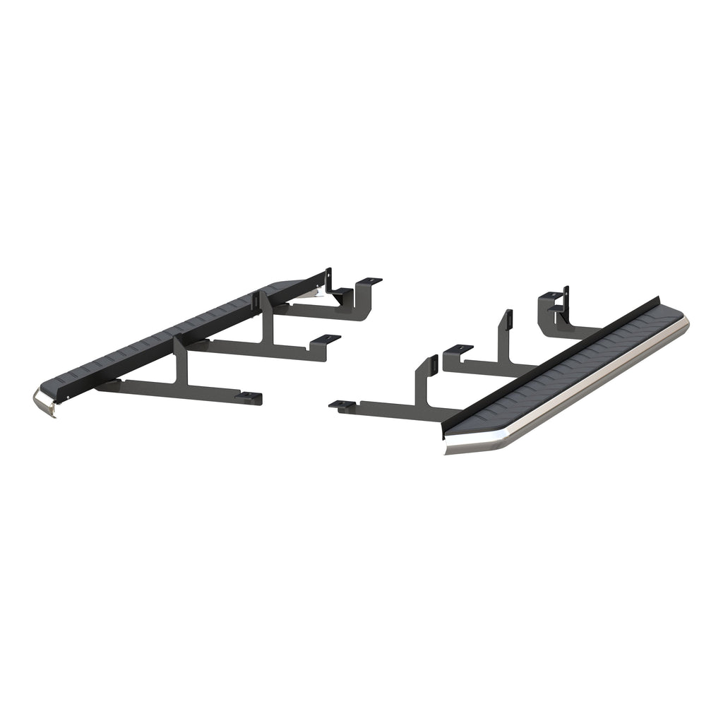ARIES 2051041 AeroTread 5" x 73" Polished Stainless Running Boards, Select Chevrolet Blazer for Select Chevrolet Blazer