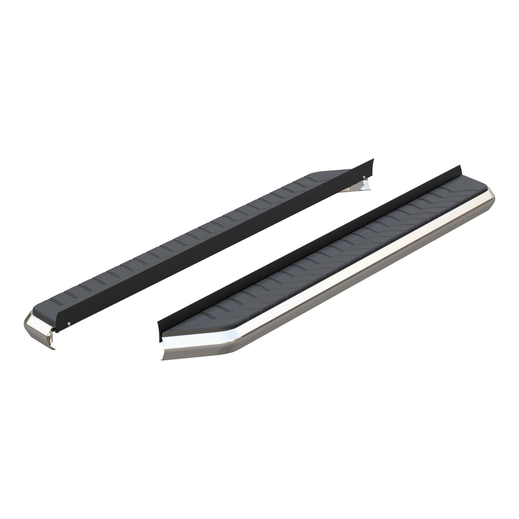 ARIES 2051876 AeroTread 5" x 76" Polished Stainless Running Boards (No Brackets) for Select Chevrolet Traverse