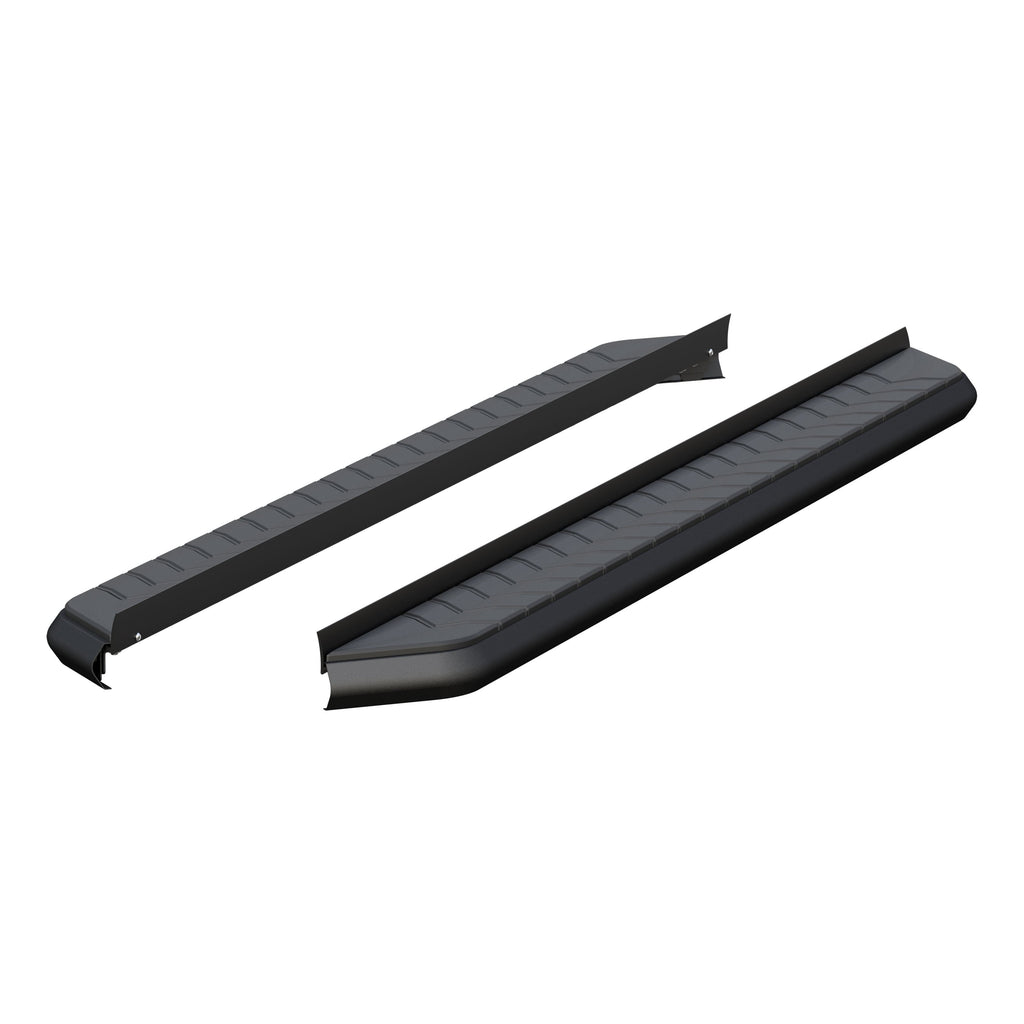 ARIES 2051973 AeroTread 5" x 73" Black Stainless Running Boards (No Brackets) for Select Dodge Durango