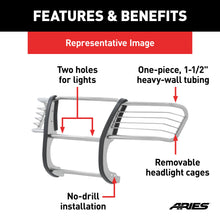 Load image into Gallery viewer, ARIES 2054-2 Polished Stainless Grille Guard; Select Toyota Tacoma - Truck Part Superstore