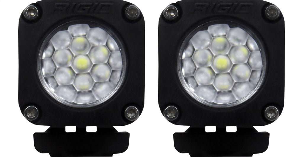 Rigid Industries 20541 RIGID Ignite Back-Up Kit; Diffused Lens; Surface Mount; Black Housing ; Pair