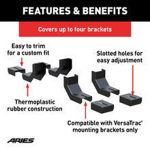 Load image into Gallery viewer, ARIES 2055140 VersaTrac Bracket Covers (4-Pack)