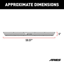 Load image into Gallery viewer, ARIES 2055175 ARIES 2055175 Paintable 75-Inch Raw Aluminum AdvantEDGE Running Board Step Pad - Truck Part Superstore