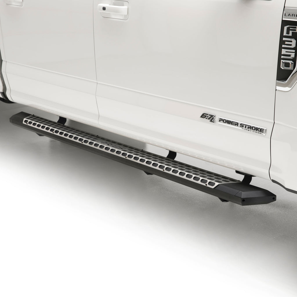 ARIES 2055191 ARIES 2055191 Paintable 91-Inch Raw Aluminum AdvantEDGE Running Board Step Pad - Truck Part Superstore