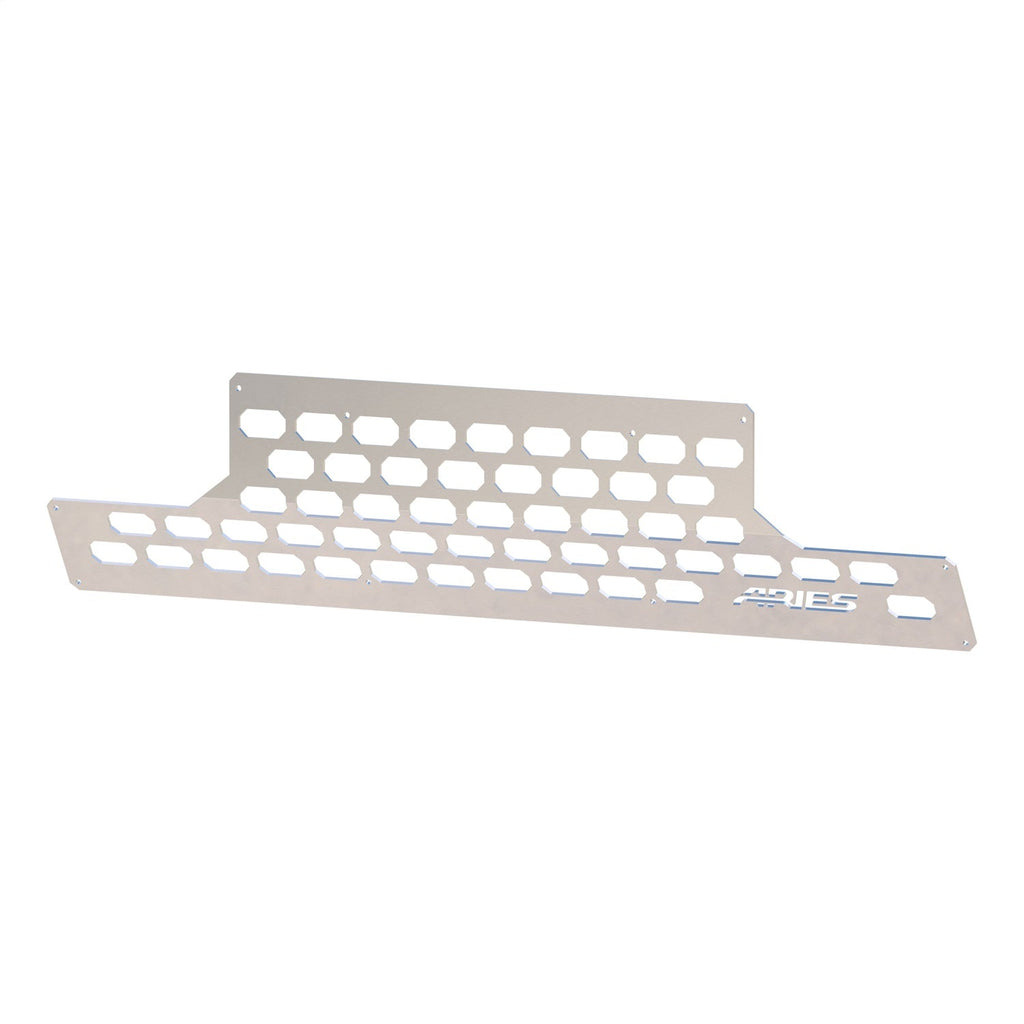 ARIES 2055193 ARIES 2055193 AdvantEDGE Paintable Aluminum Cover Plate for Bull Bar with LEDs - Truck Part Superstore