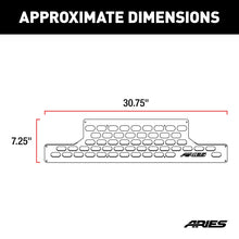 Load image into Gallery viewer, ARIES 2055193 ARIES 2055193 AdvantEDGE Paintable Aluminum Cover Plate for Bull Bar with LEDs - Truck Part Superstore