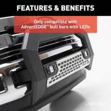 Load image into Gallery viewer, ARIES 2055193 ARIES 2055193 AdvantEDGE Paintable Aluminum Cover Plate for Bull Bar with LEDs - Truck Part Superstore
