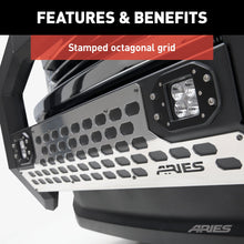 Load image into Gallery viewer, ARIES 2055193 ARIES 2055193 AdvantEDGE Paintable Aluminum Cover Plate for Bull Bar with LEDs - Truck Part Superstore