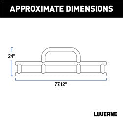 Luverne 205530-205910 LUVERNE 205530-205910 Tuff Guard Black Stainless Commercial Cargo Van Bumper Gua for Select Ram ProMaster 1500, Ram ProMaster 2500, Ram ProMaster