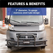 Load image into Gallery viewer, Luverne 205530-205910 LUVERNE 205530-205910 Tuff Guard Black Stainless Commercial Cargo Van Bumper Gua for Select Ram ProMaster 1500, Ram ProMaster 2500, Ram ProMaster