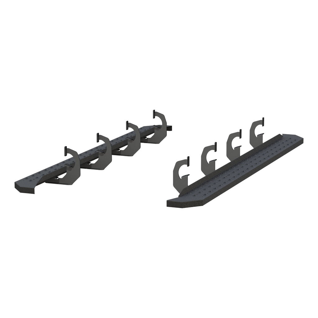 ARIES 2055512 RidgeStep 6-1/2" x 91" Running Boards, Select Silverado, Suburban, Sierra, Yukon for Select Chevrolet Silverado 2500 HD