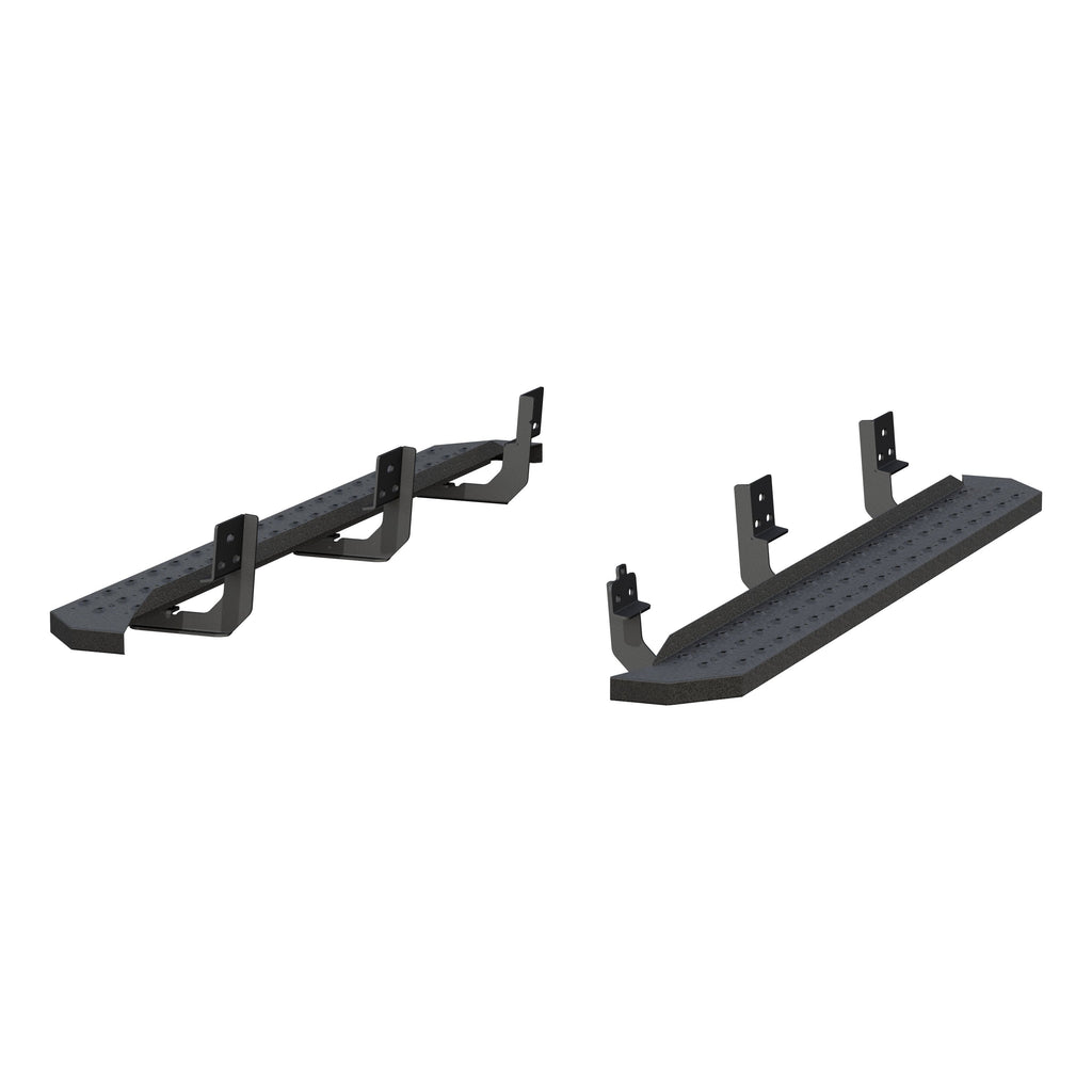 ARIES 2055514 RidgeStep 6-1/2" x 75" Black Steel Running Boards, Select Dodge, Ram 1500 for Select Ram 1500