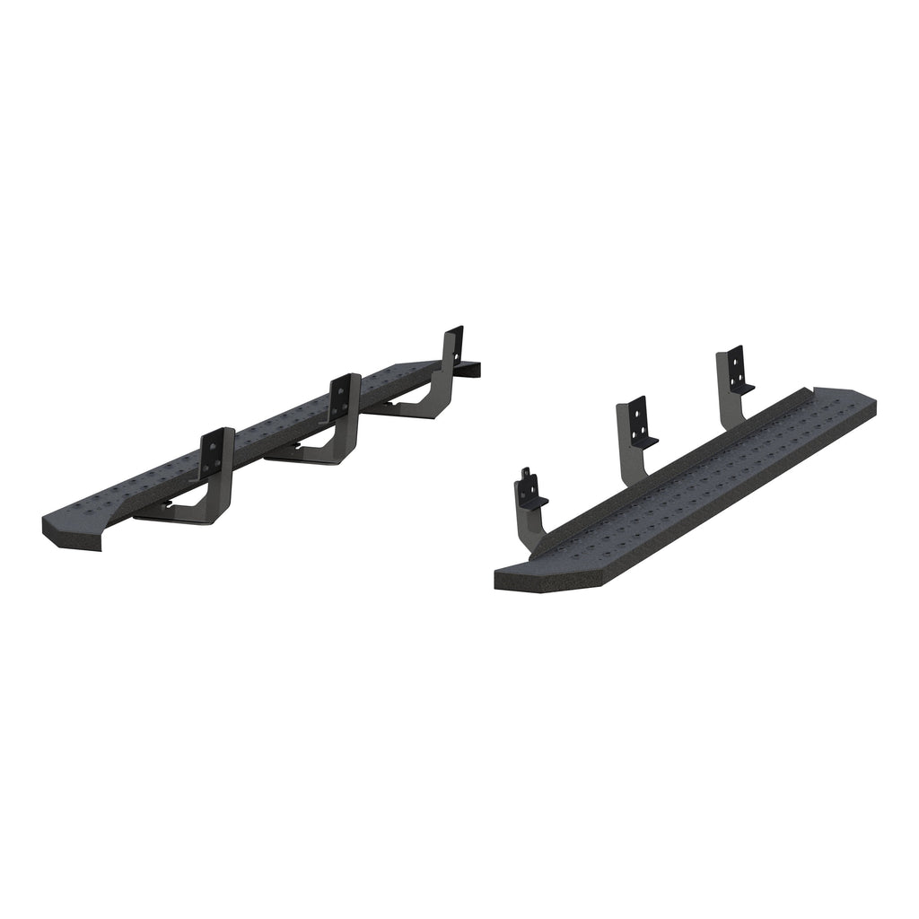 ARIES 2055515 RidgeStep 6-1/2" x 85" Black Steel Running Boards, Select Ram 1500 to 5500 for Select Ram 2500