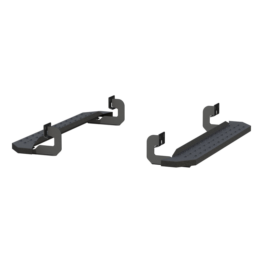 ARIES 2055516 RidgeStep 6-1/2" x 53" Black Steel Running Boards, Select Ford F-150 for Select Ford F-150