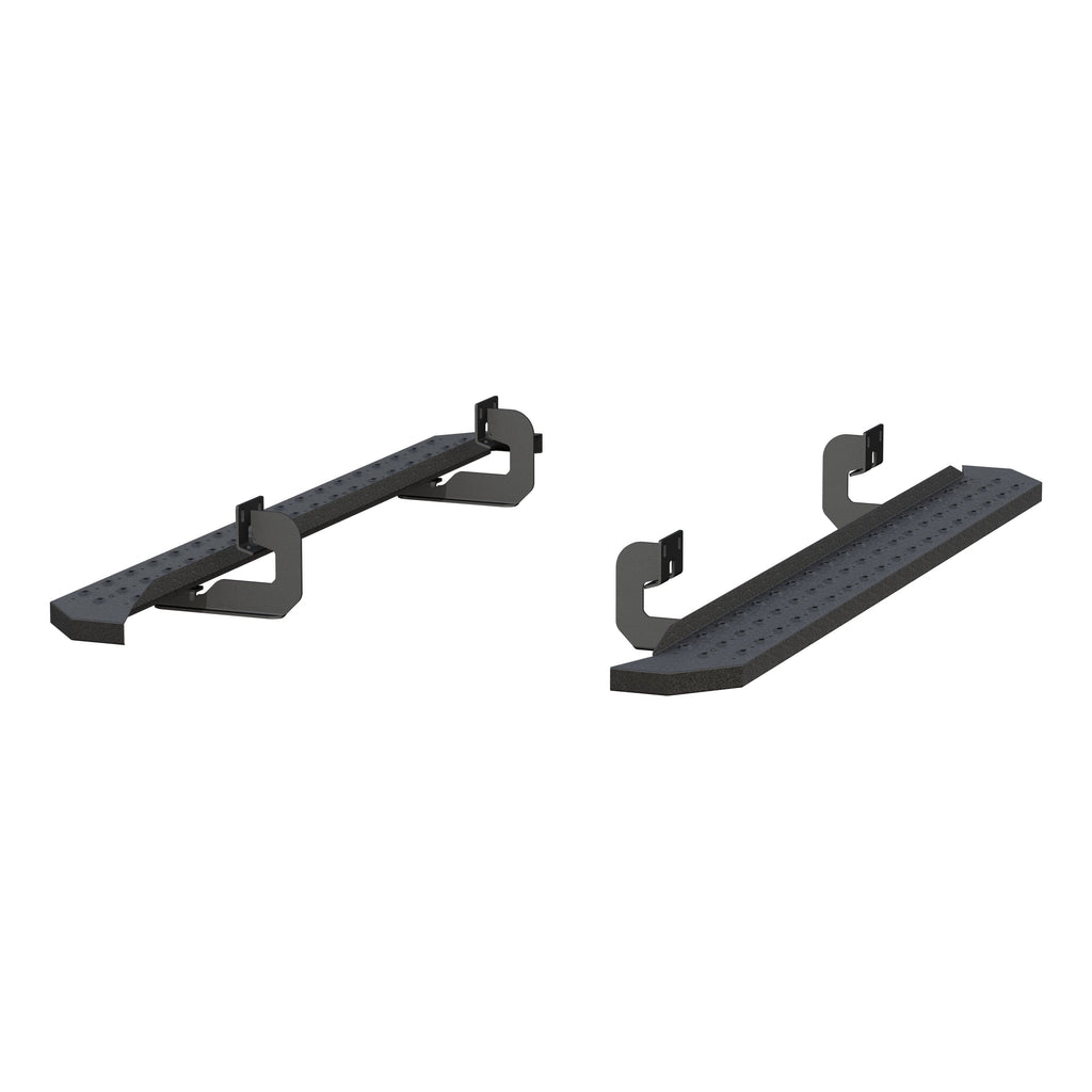 ARIES 2055517 RidgeStep 6-1/2" x 75" Black Steel Running Boards, Select Ford F-150 for Select Ford F-150