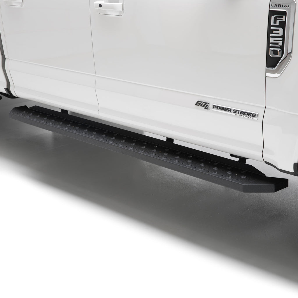 ARIES 2055521 RidgeStep 6-1/2" x 85" Black Steel Running Boards, Select Ford F-Series for Select Ford F-150
