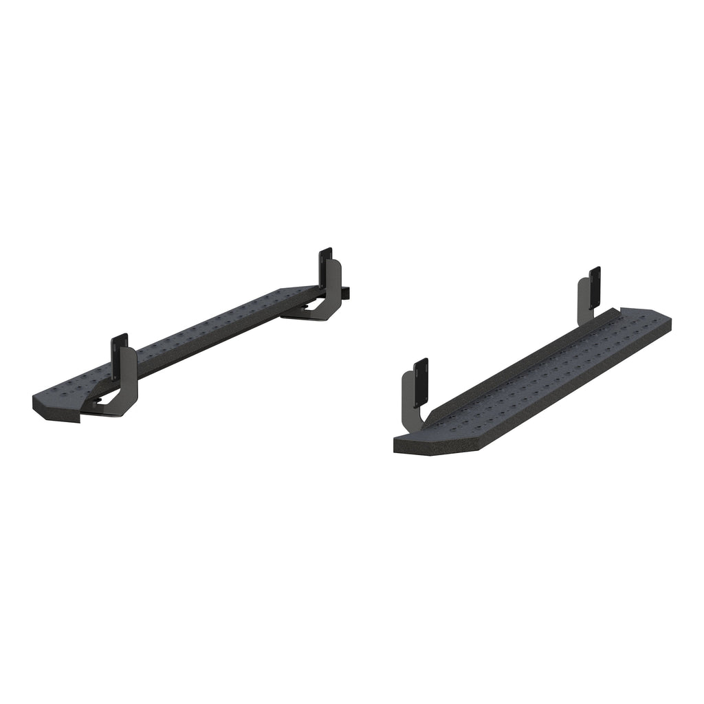 ARIES 2055523 RidgeStep 6-1/2" x 75" Black Steel Running Boards, Select Ford F-250, F-350 for Select Ford F-250