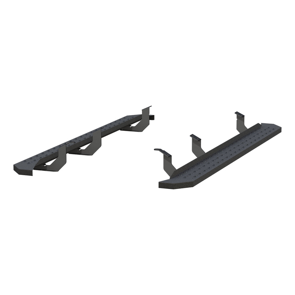 ARIES 2055528 RidgeStep 6-1/2" x 85" Black Steel Running Boards, Select Toyota Tundra for Select Toyota Tundra
