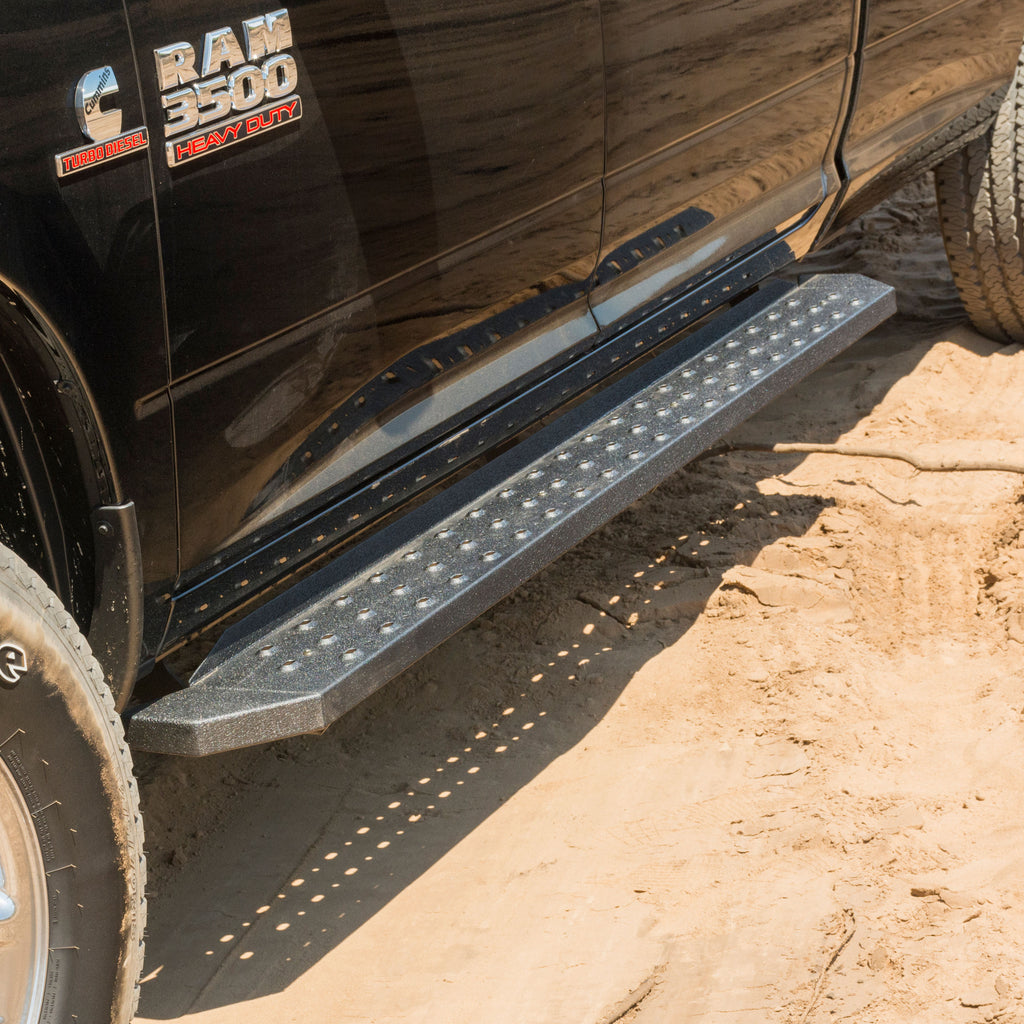 ARIES 2055536 RidgeStep 6-1/2" x 91" Steel Running Boards, Select Dodge, Ram 1500, 2500, 3500 for Select Ram 2500