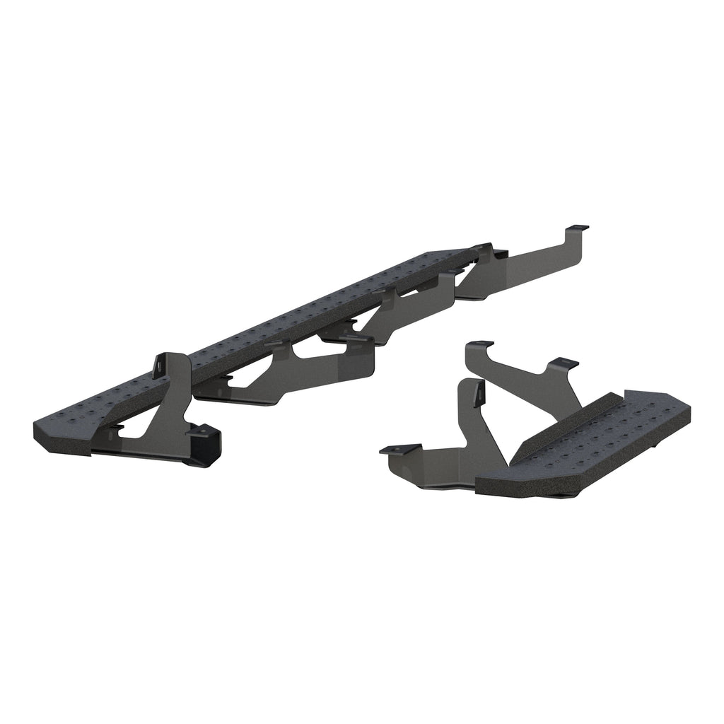 ARIES 2055539 RidgeStep 6-1/2" x 96", 36" Black Steel Running Boards, Select Ram ProMaster for Select Ram ProMaster 2500