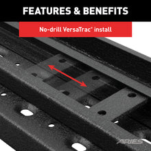 Load image into Gallery viewer, ARIES 2055551 RidgeStep 6-1/2" x 75" Black Steel Running Boards, Select Silverado, Sierra Crew for Select Chevrolet Silverado 1500