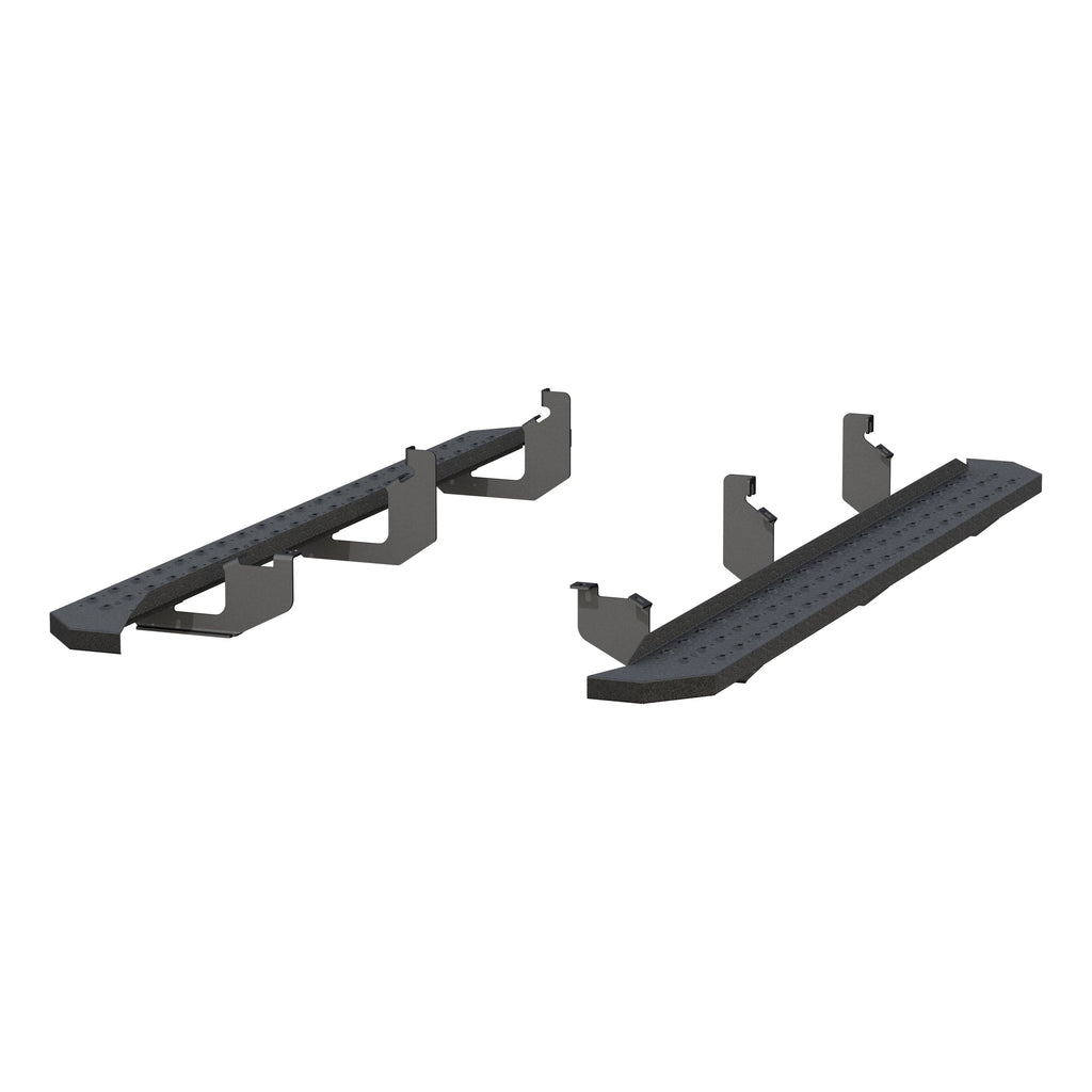 ARIES 2055552 RidgeStep 6-1/2" x 85" Black Steel Running Boards, Select Ford Ranger Crew Cab for Select Ford Ranger