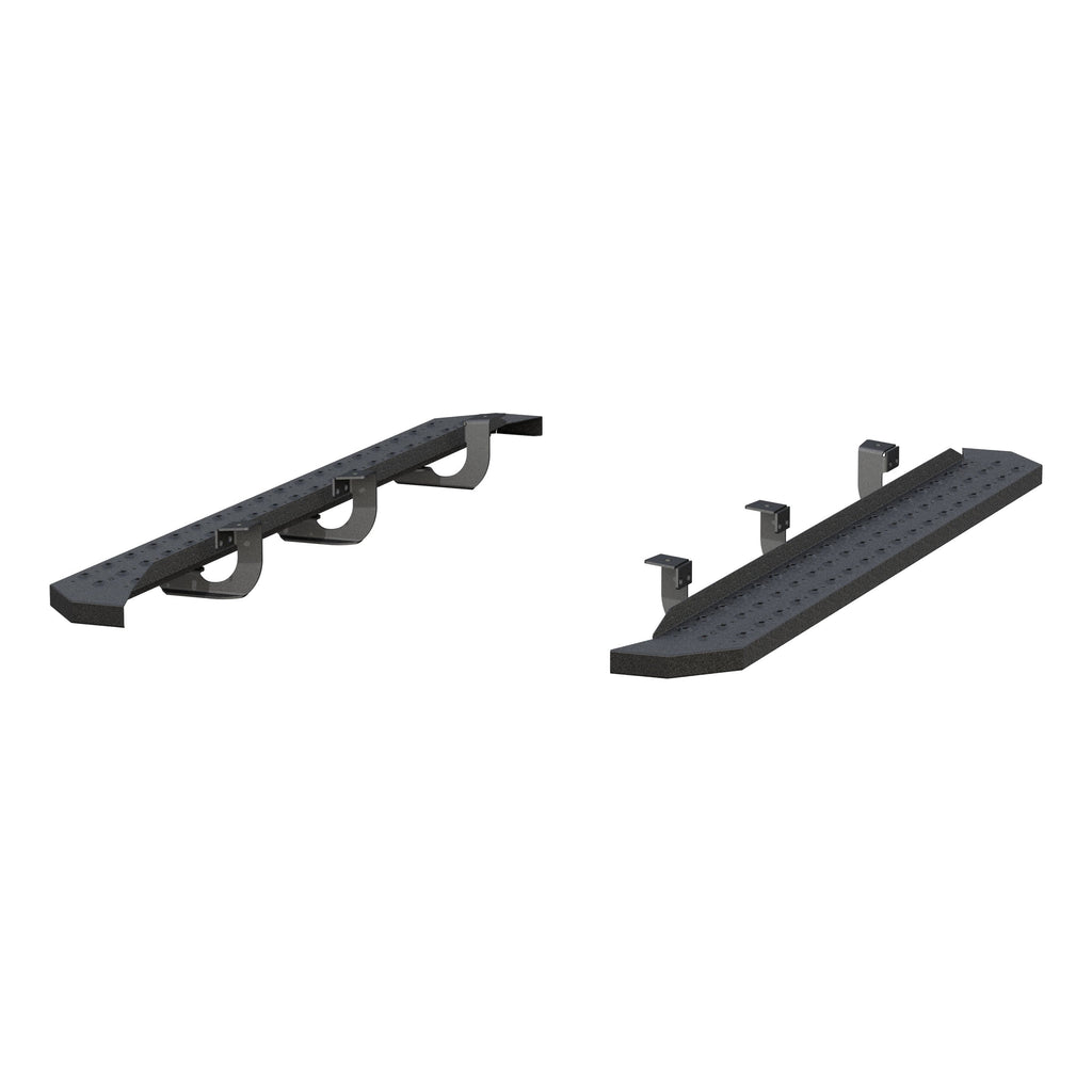 ARIES 2055554 RidgeStep 6-1/2" x 75" Black Steel Running Boards, Select Ford Explorer for Select Ford Explorer