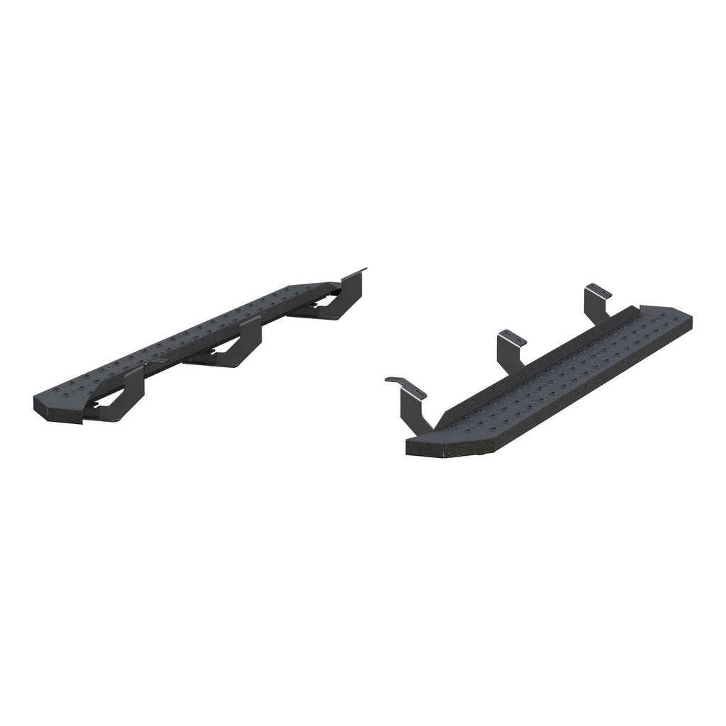 ARIES 2055558 RidgeStep Black Steel 6-1/2 x 75-Inch Truck Running Boards, Select Toyota Tacoma for Select Toyota Tacoma