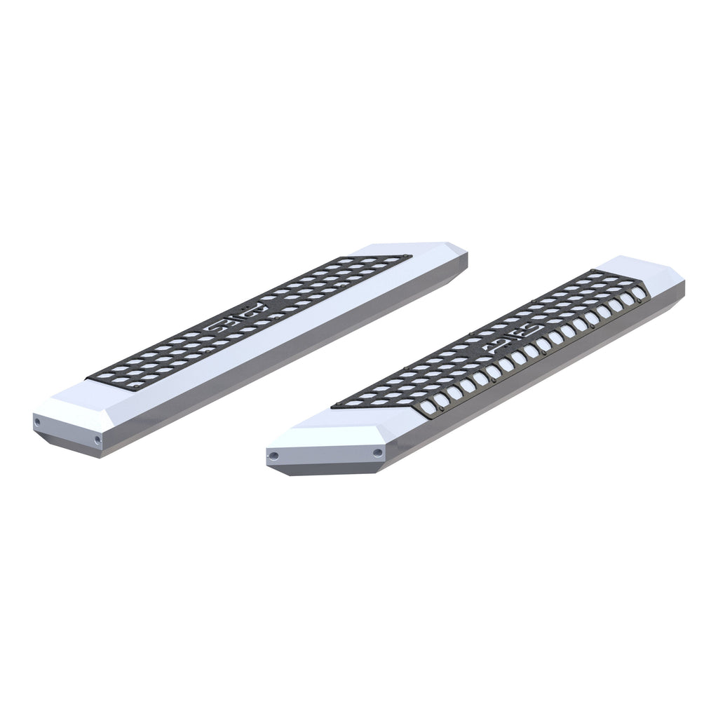ARIES 2055853 AdvantEDGE 5-1/2in. x 53in. Chrome Aluminum Side Bars (No Brackets) - Truck Part Superstore