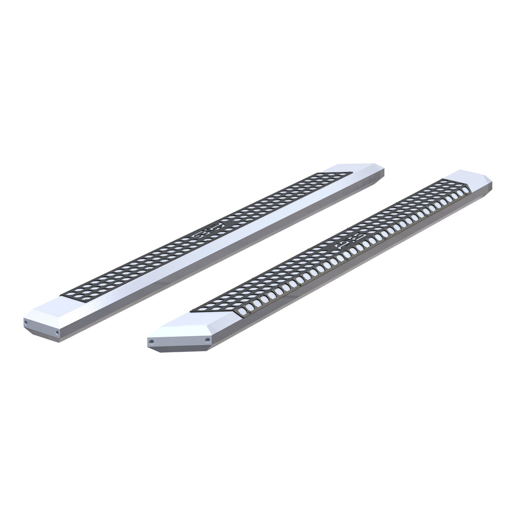 ARIES 2055891 AdvantEDGE 5-1/2" x 91" Chrome Aluminum Side Bars (No Brackets) for Select Ford F-250