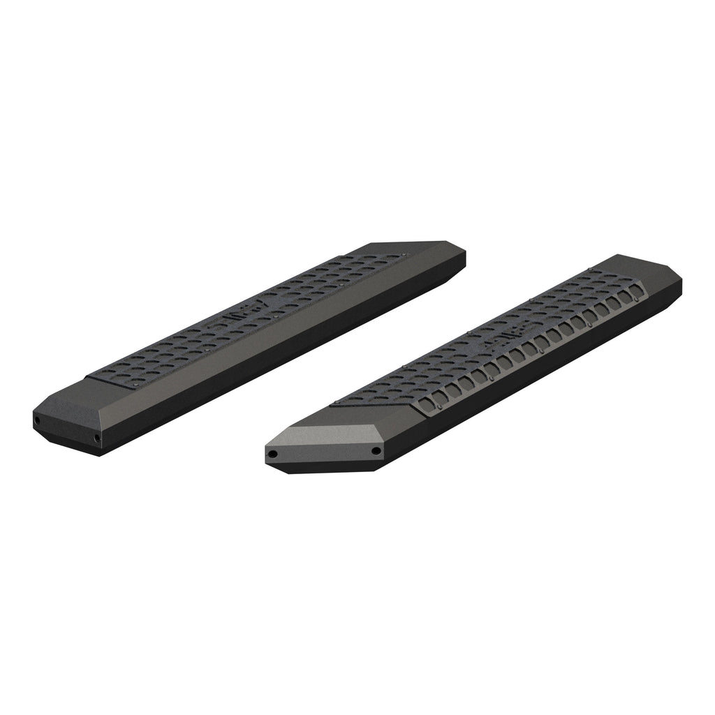 ARIES 2055953 AdvantEDGE 5-1/2" x 53" Black Aluminum Side Bars (No Brackets) for Select Ford F-250