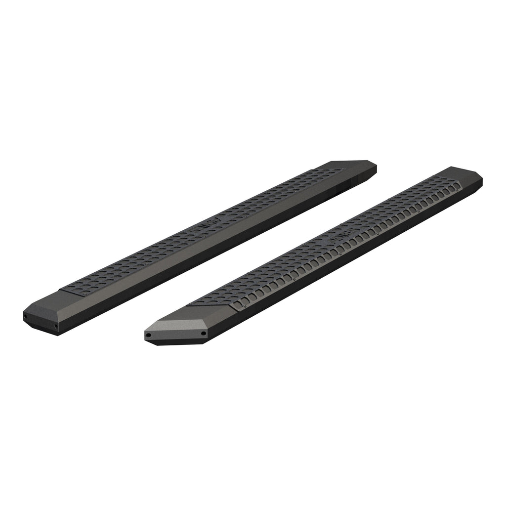 ARIES 2055991 AdvantEDGE 5-1/2" x 91" Black Aluminum Side Bars (No Brackets) for Select Ford F-250