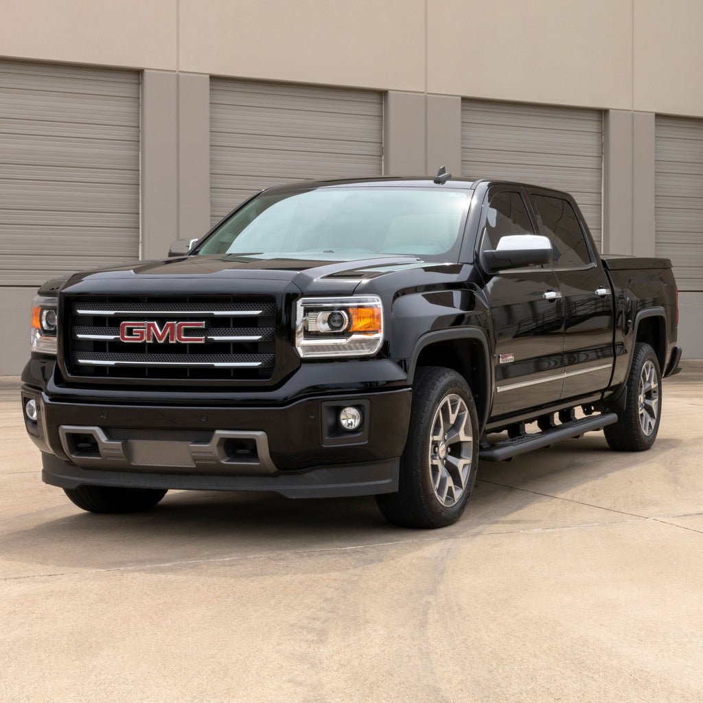 ARIES 2057975 AscentStep 5-1/2" x 75" Black Steel Running Boards (No Brackets) for Select Ford F-250